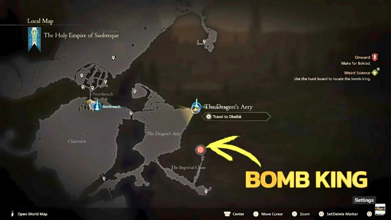 Final Fantasy 16: Bomb King Location