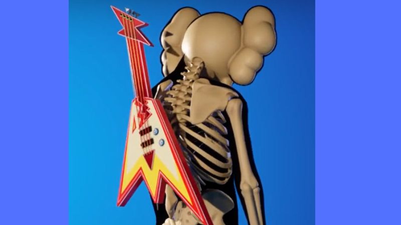 Fortnite How To Get Kaws Skeleton