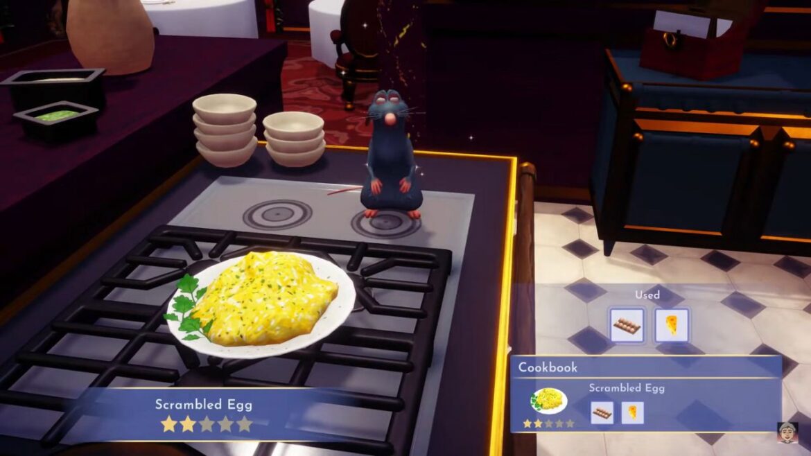 How To Make a Scrambled Egg in Disney Dreamlight Valley?