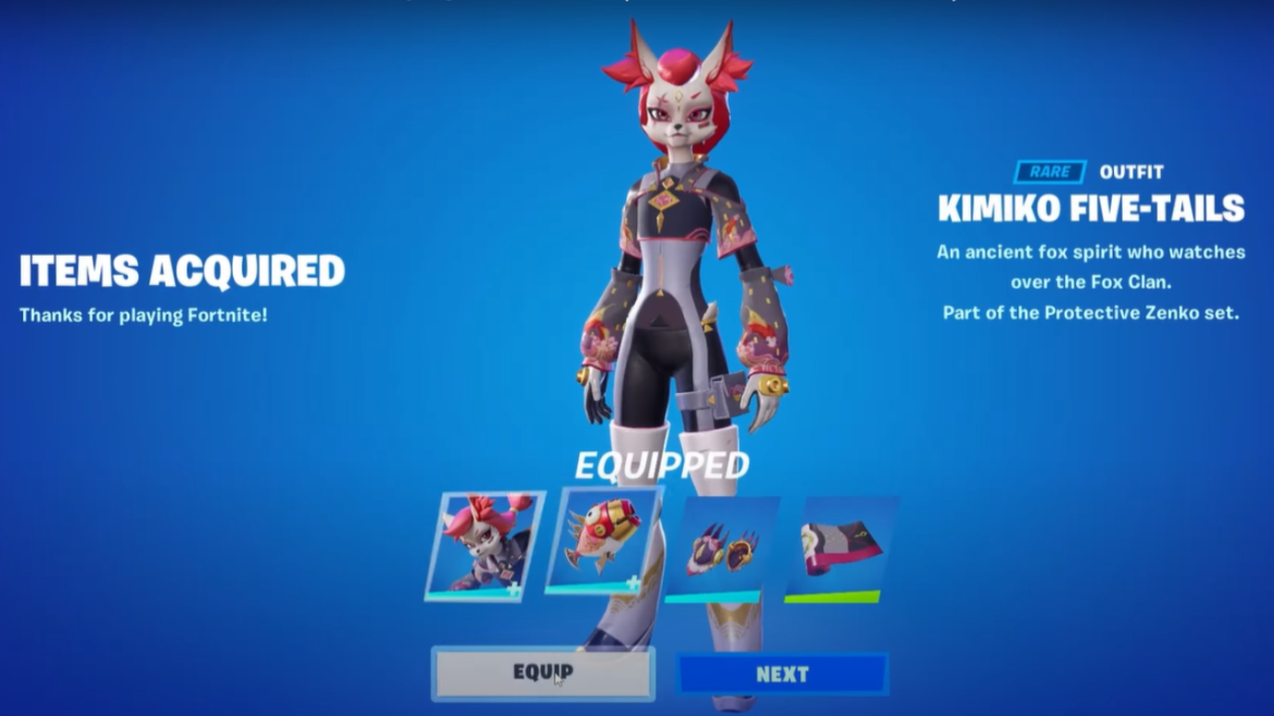 Fortnite: How To Get Five Tails Kimiko Skin