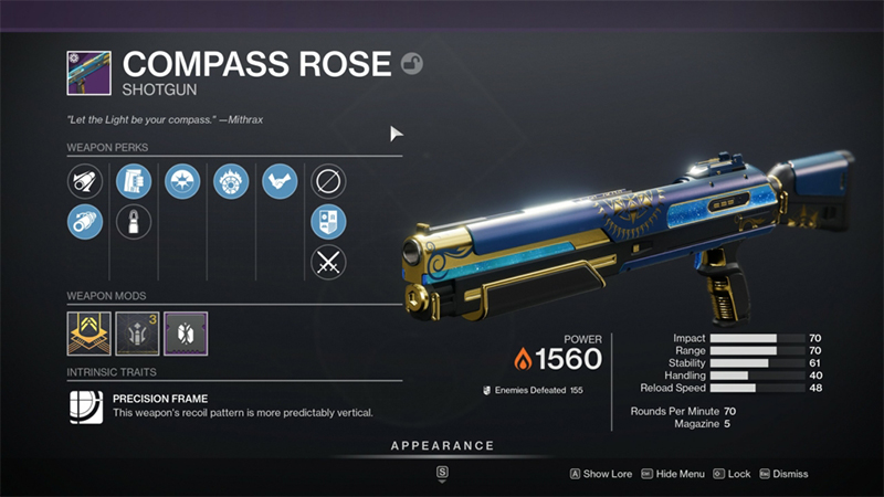 Compass Rose God Roll Explained