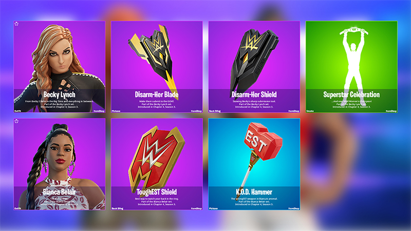 Are Bianca Belair and Becky Lynch Coming to Fortnite Explained