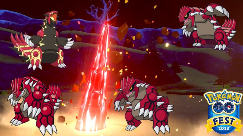 Groudon Best Moveset Pokémon Go