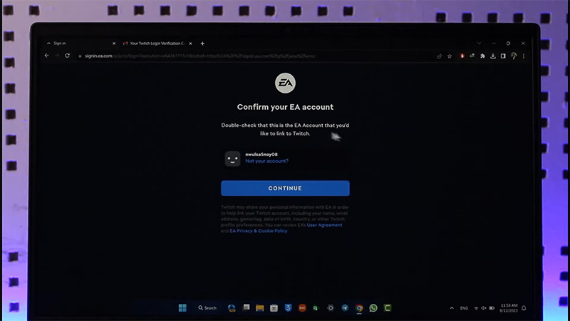 How to Link EA Account to Twitch